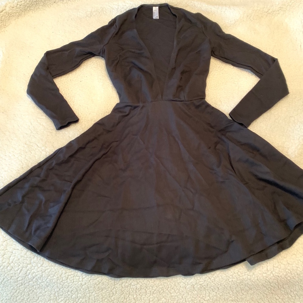 American Apparel Deep V Skater Dress - Picture 8 of 8